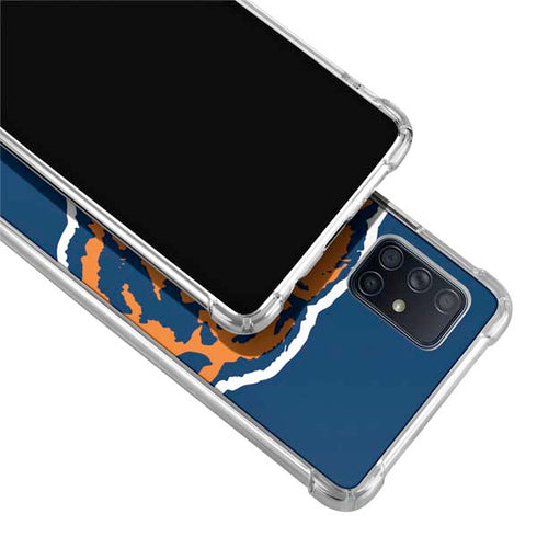 NFL Chicago Bears Retro Logo Galaxy A71 5G Clear Case