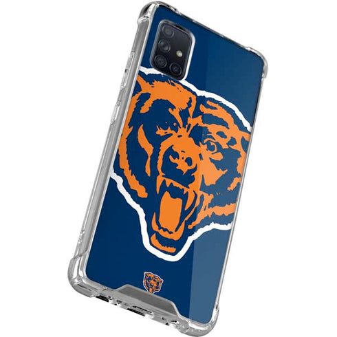 NFL Chicago Bears Retro Logo Galaxy A71 5G Clear Case