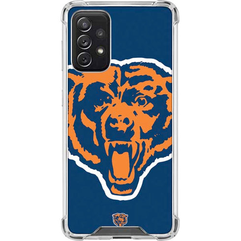 NFL Chicago Bears Retro Logo Galaxy A72 5G Clear Case