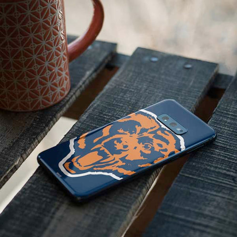 NFL Chicago Bears Retro Logo Galaxy S10e Skin