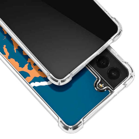 NFL Chicago Bears Retro Logo Galaxy S21 5G Clear Case