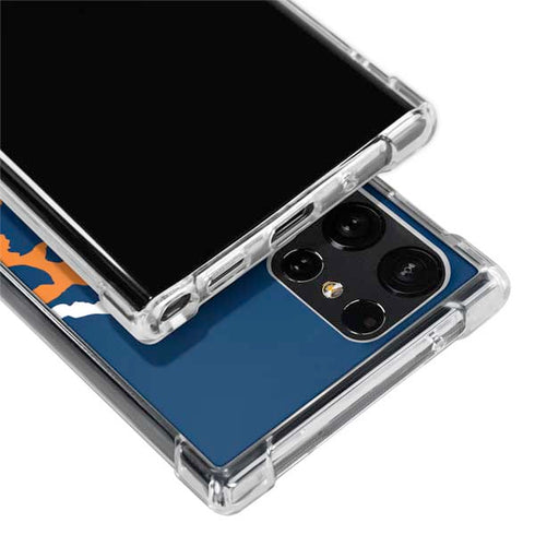 NFL Chicago Bears Retro Logo Galaxy S22 Ultra Clear Case