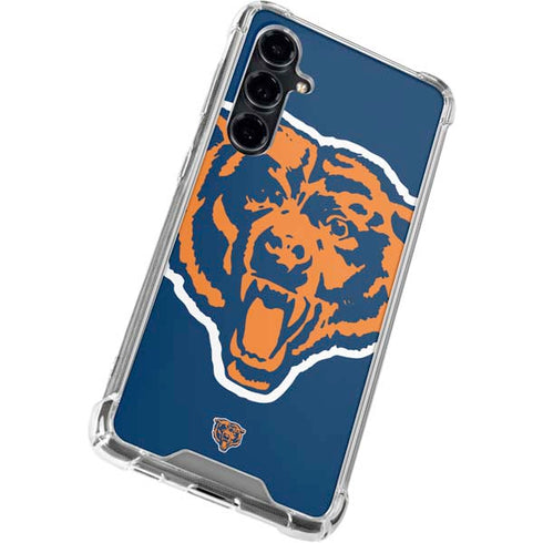 NFL Chicago Bears Retro Logo Galaxy S23 FE Clear Case