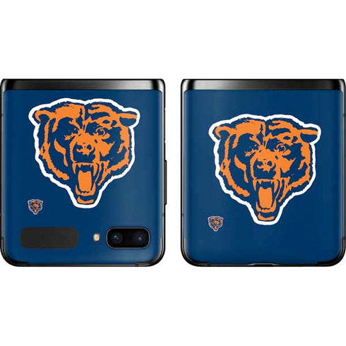 NFL Chicago Bears Retro Logo Galaxy Z Flip Skin