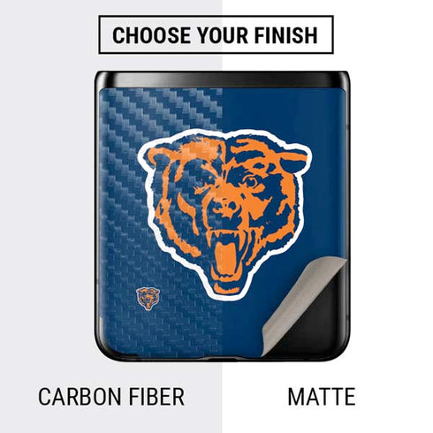 NFL Chicago Bears Retro Logo Galaxy Z Flip Skin