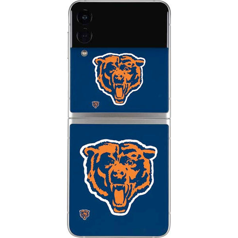 NFL Chicago Bears Retro Logo Galaxy Z Flip4 5G Skin