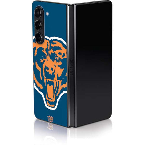 NFL Chicago Bears Retro Logo Galaxy Z Fold5 5G Skin