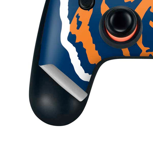 NFL Chicago Bears Retro Logo Google Stadia Controller Skin