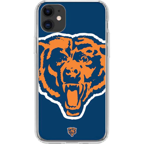 NFL Chicago Bears Retro Logo iPhone 11 Clear Case