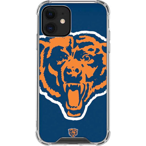 NFL Chicago Bears Retro Logo iPhone 12 Mini Clear Case