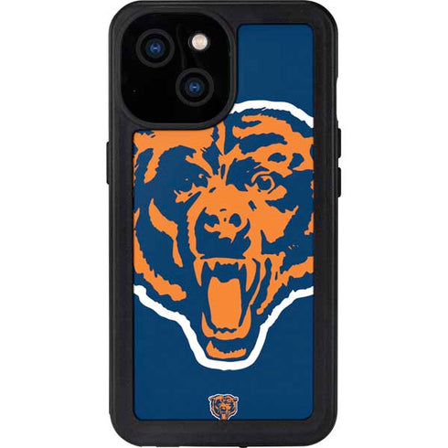 NFL Chicago Bears Retro Logo iPhone 13 Mini Waterproof Case