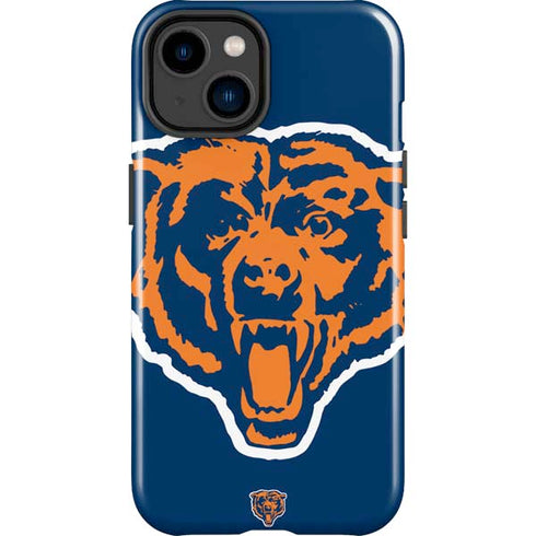 NFL Chicago Bears Retro Logo iPhone 15 Plus Impact Case