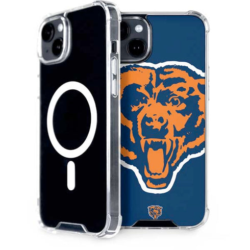 NFL Chicago Bears Retro Logo iPhone 15 Plus MagSafe Case