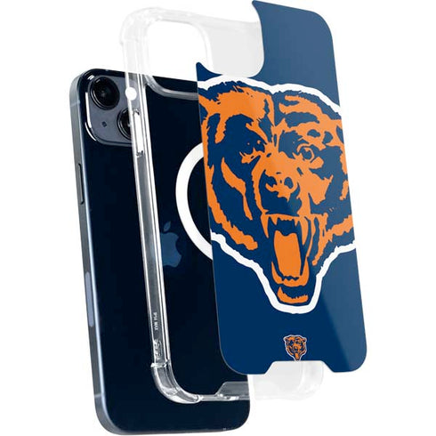 NFL Chicago Bears Retro Logo iPhone 15 Plus MagSafe Case