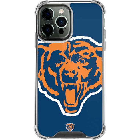 NFL Chicago Bears Retro Logo iPhone 15 Pro Max Clear Case
