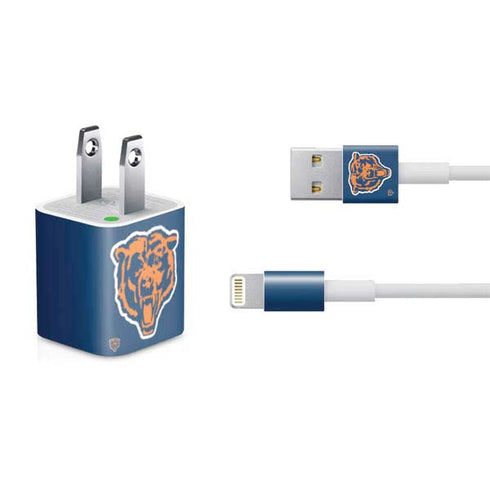 NFL Chicago Bears Retro Logo iPhone Charger (5W USB) Skin