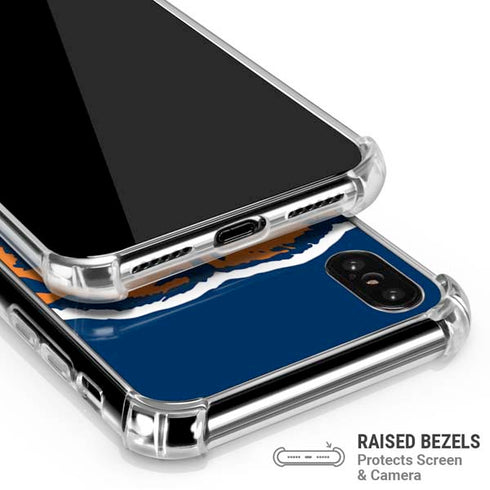 NFL Chicago Bears Retro Logo iPhone XS Max Clear Case