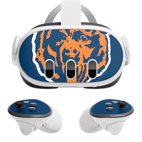 NFL Chicago Bears Retro Logo Meta Quest 3 Skin