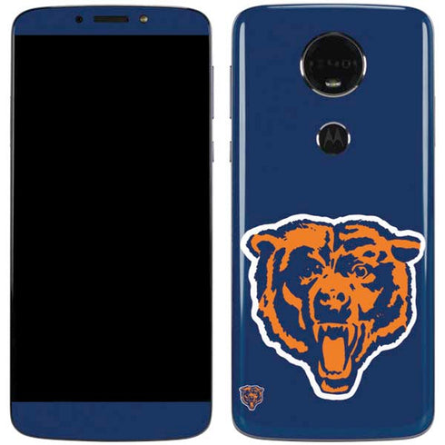 NFL Chicago Bears Retro Logo Moto E5 Plus Skin