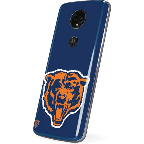 NFL Chicago Bears Retro Logo Moto E5 Plus Skin