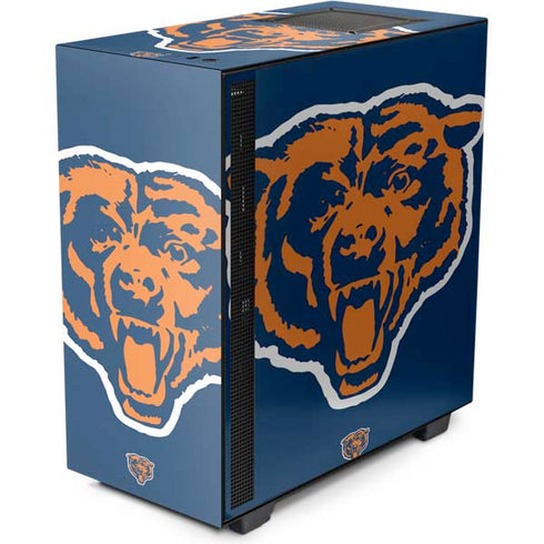 NFL Chicago Bears Retro Logo NZXT H510 Compact ATX Mid-Tower Case Skin