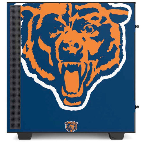 NFL Chicago Bears Retro Logo NZXT H510 Compact ATX Mid-Tower Case Skin