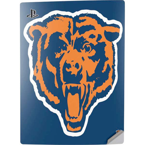 NFL Chicago Bears Retro Logo PS5 Digital Edition Console Skin