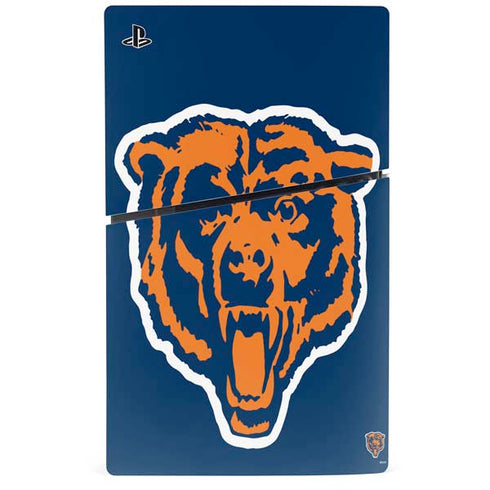 NFL Chicago Bears Retro Logo PS5 Slim Disk Bundle Skin