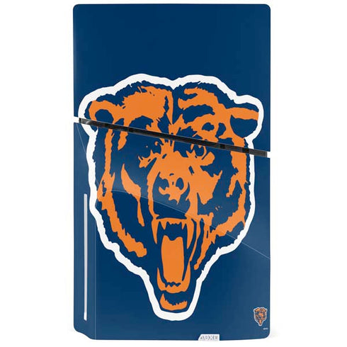 NFL Chicago Bears Retro Logo PS5 Slim Disk Bundle Skin