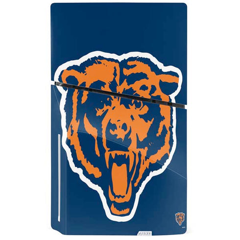 NFL Chicago Bears Retro Logo PS5 Slim Disk Console Skin