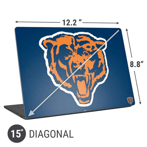NFL Chicago Bears Retro Logo Universal Laptop 15in (12.2 x 8.8in) Skin