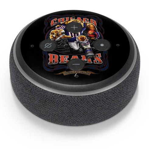 Liquid Blue NFL Chicago Bears Running Back Amazon Echo Dot Skin