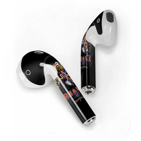 Liquid Blue NFL Chicago Bears Running Back Apple AirPods Skin