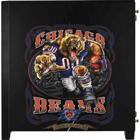 Liquid Blue NFL Chicago Bears Running Back Corsair 4000D Tempered Glass Mid-Tower ATX Case Skin