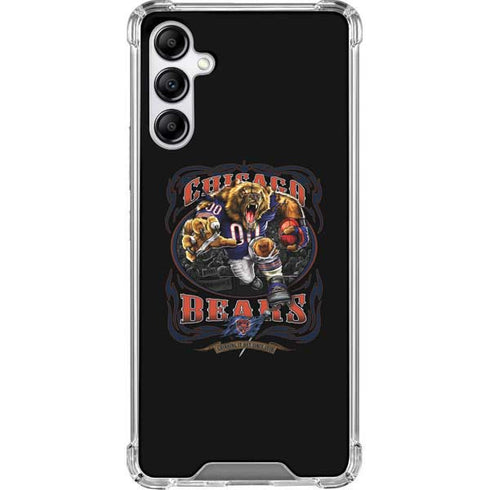 Liquid Blue NFL Chicago Bears Running Back Galaxy A14 5G Clear Case