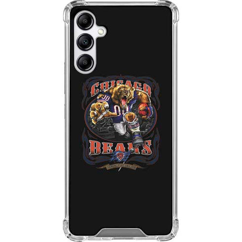Liquid Blue NFL Chicago Bears Running Back Galaxy A15 5G Clear Case