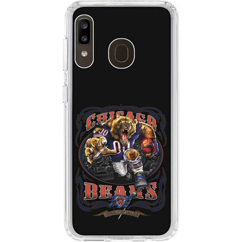 Liquid Blue NFL Chicago Bears Running Back Galaxy A20 Clear Case