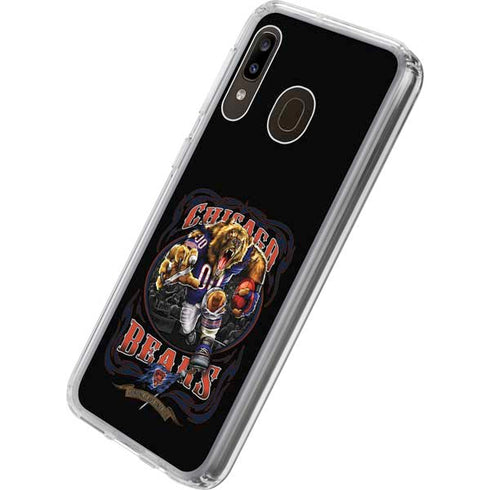Liquid Blue NFL Chicago Bears Running Back Galaxy A20 Clear Case