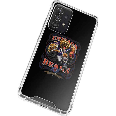 Liquid Blue NFL Chicago Bears Running Back Galaxy A52 5G Clear Case