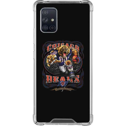 Liquid Blue NFL Chicago Bears Running Back Galaxy A71 5G Clear Case