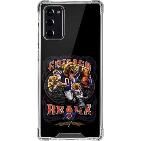 Liquid Blue NFL Chicago Bears Running Back Galaxy Note20 5G Clear Case