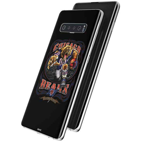 Liquid Blue NFL Chicago Bears Running Back Galaxy S10 Skin
