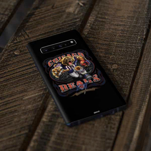 Liquid Blue NFL Chicago Bears Running Back Galaxy S10 Skin