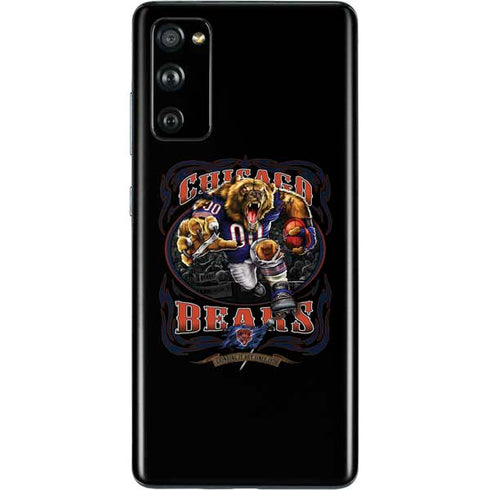 Liquid Blue NFL Chicago Bears Running Back Galaxy S20 Fan Edition Skin