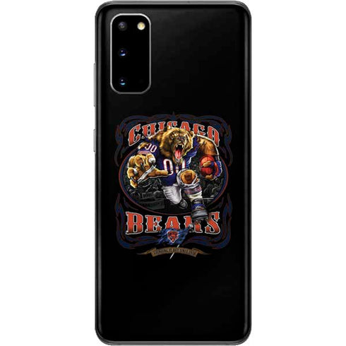 Liquid Blue NFL Chicago Bears Running Back Galaxy S20 Skin