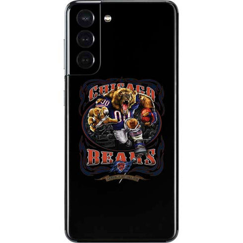 Liquid Blue NFL Chicago Bears Running Back Galaxy S21 5G Skin