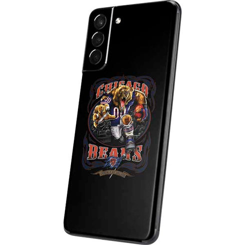 Liquid Blue NFL Chicago Bears Running Back Galaxy S21 5G Skin