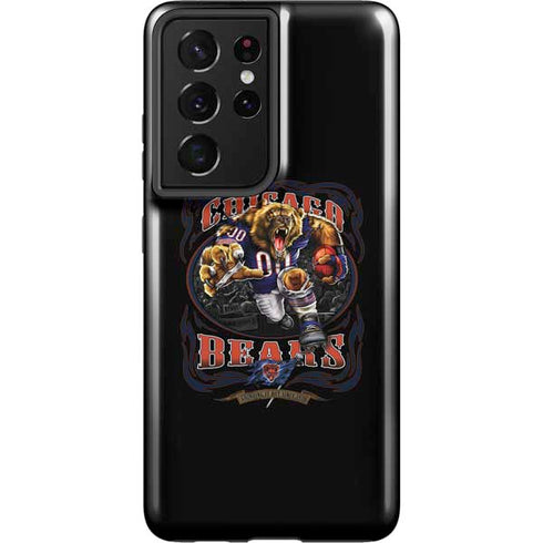 Liquid Blue NFL Chicago Bears Running Back Galaxy S21 Ultra 5G Pro Case