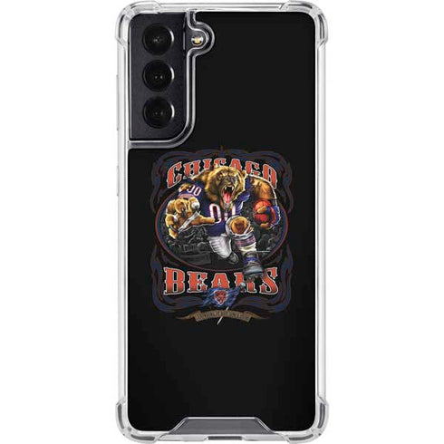 Liquid Blue NFL Chicago Bears Running Back Galaxy S22 Clear Case