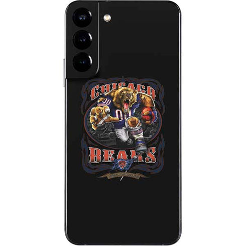 Liquid Blue NFL Chicago Bears Running Back Galaxy S22 Plus Skin